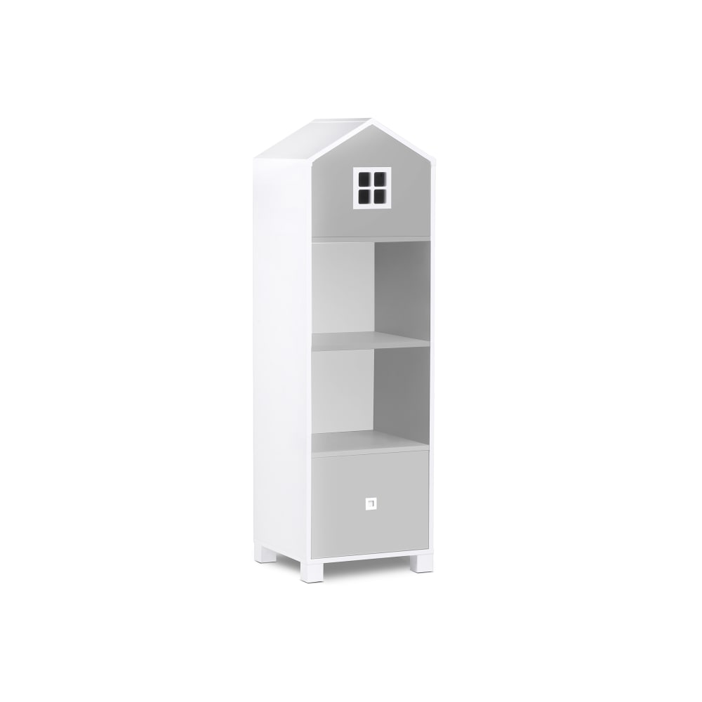 KONSIMO Kinderbücherregal style modern WEISS SPANPLATTE Kinder