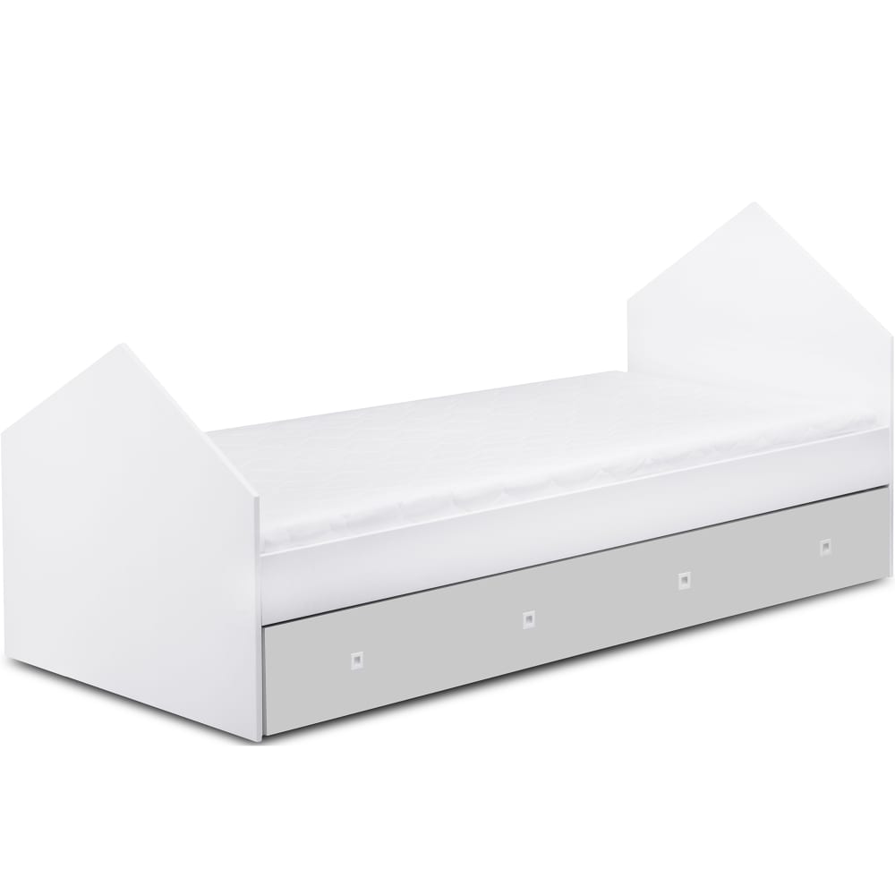 KONSIMO Hausbett style modern WEISS SPANPLATTE Baby
