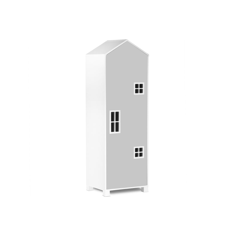 KONSIMO Kinderkleiderschrank style modern WEISS SPANPLATTE Kinder