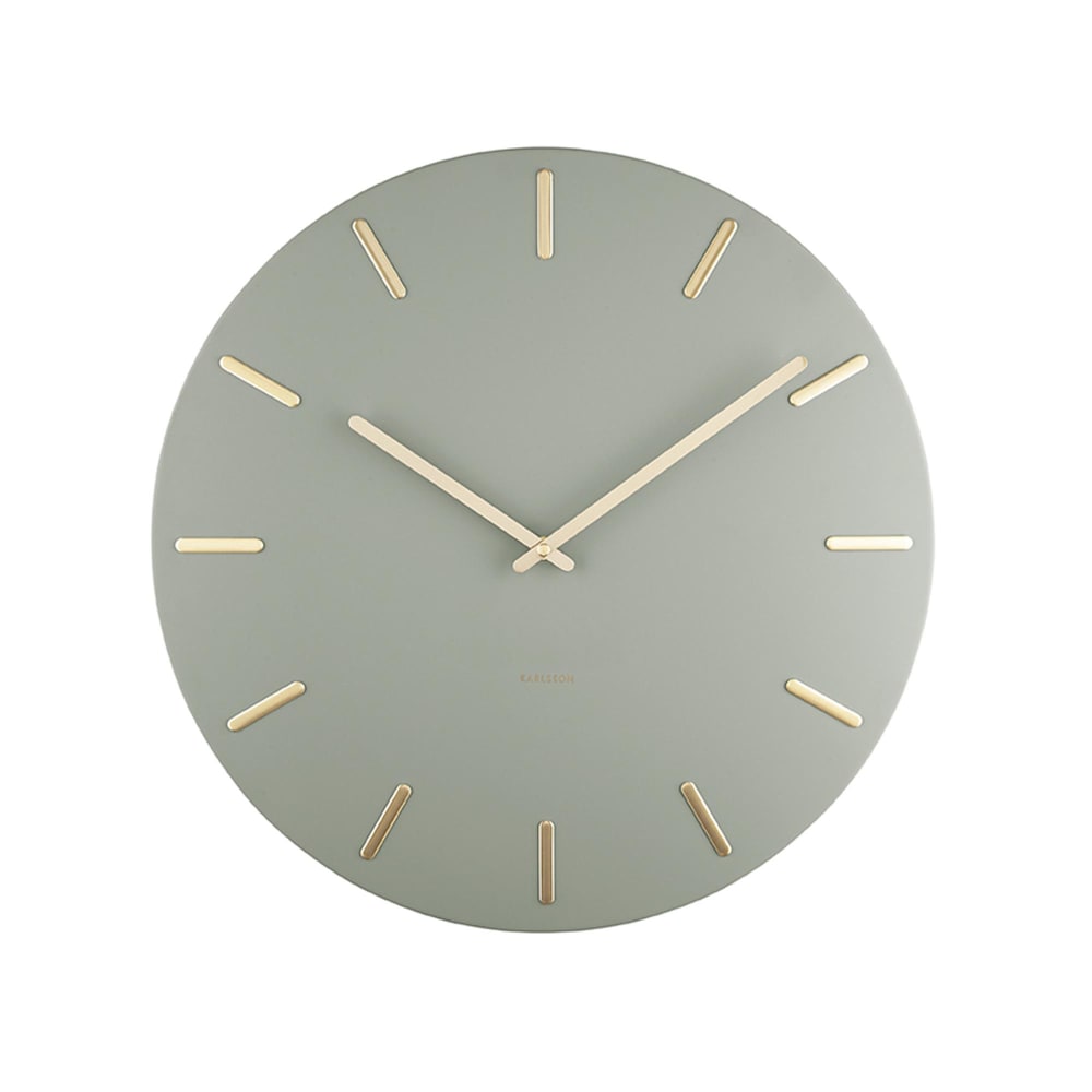 Wanduhr Aus Stahl, GrüN, Ø45Cm