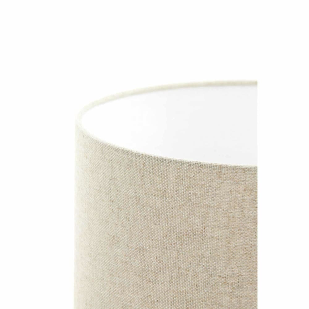 Zylinder lampenschirm aus Baumwolle, braun, Ø40cm - Maisons Du