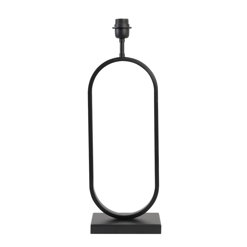 Light & Living Lampenfüß aus Metall, schwarz, 20x13x55cm style modern - Metall