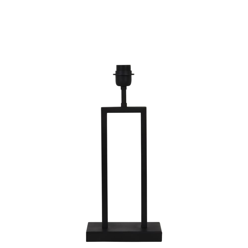 Light & Living Lampensockel aus Metall, schwarz, 20x10x41 cm style modern - Metall