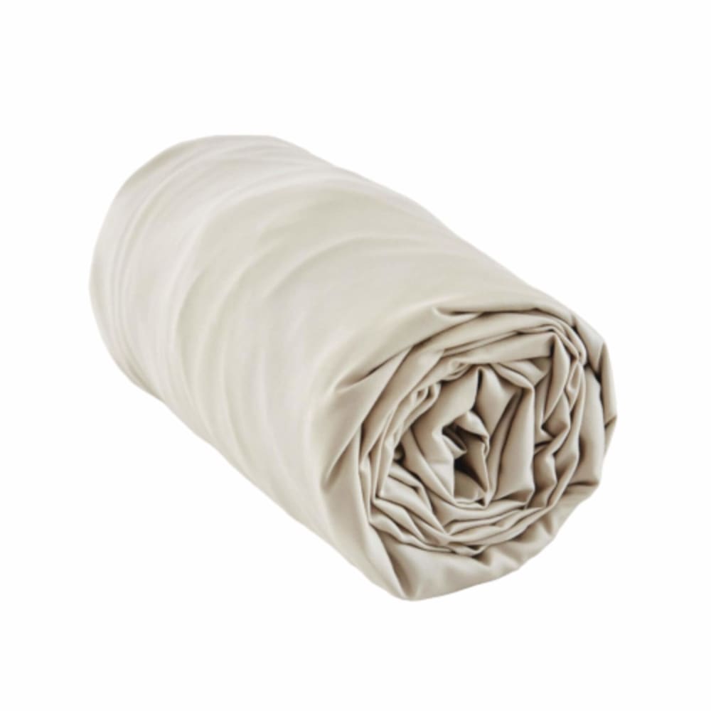 Drap housse en bambou uni naturel 160x200 cm - Maisons du Monde
