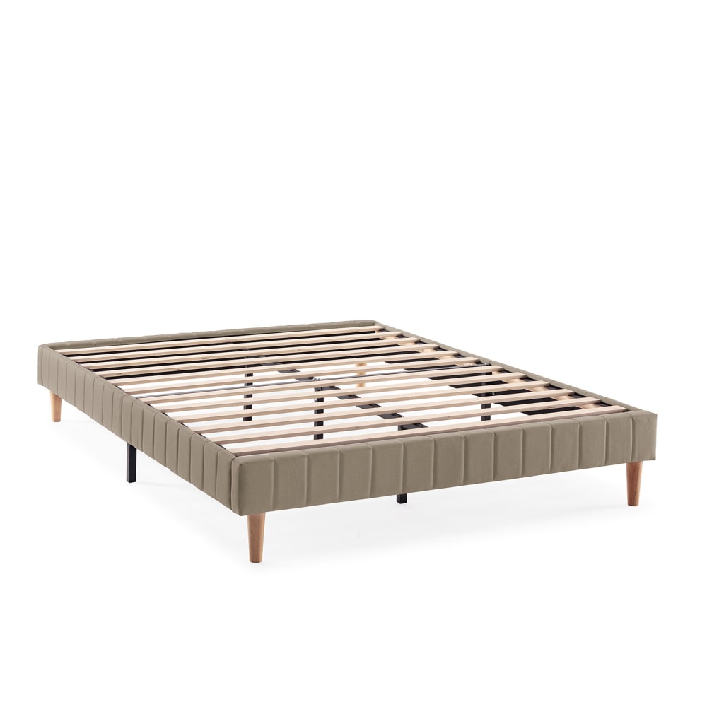 Sommier rembourrée 160x200 - beige