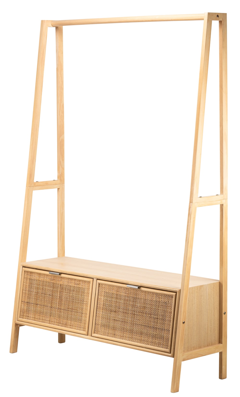 Flurgarderobe aus Holz und Rattan Braun - Maisons Du Monde