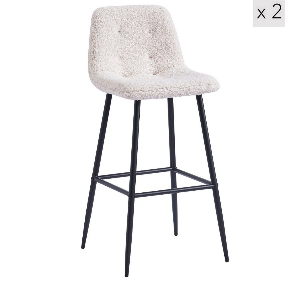 Lot de 2 tabourets de