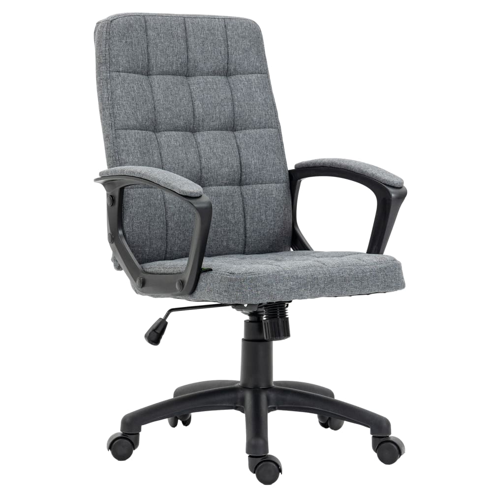 silla de oficina 59x63x1055 cm gris oscuro