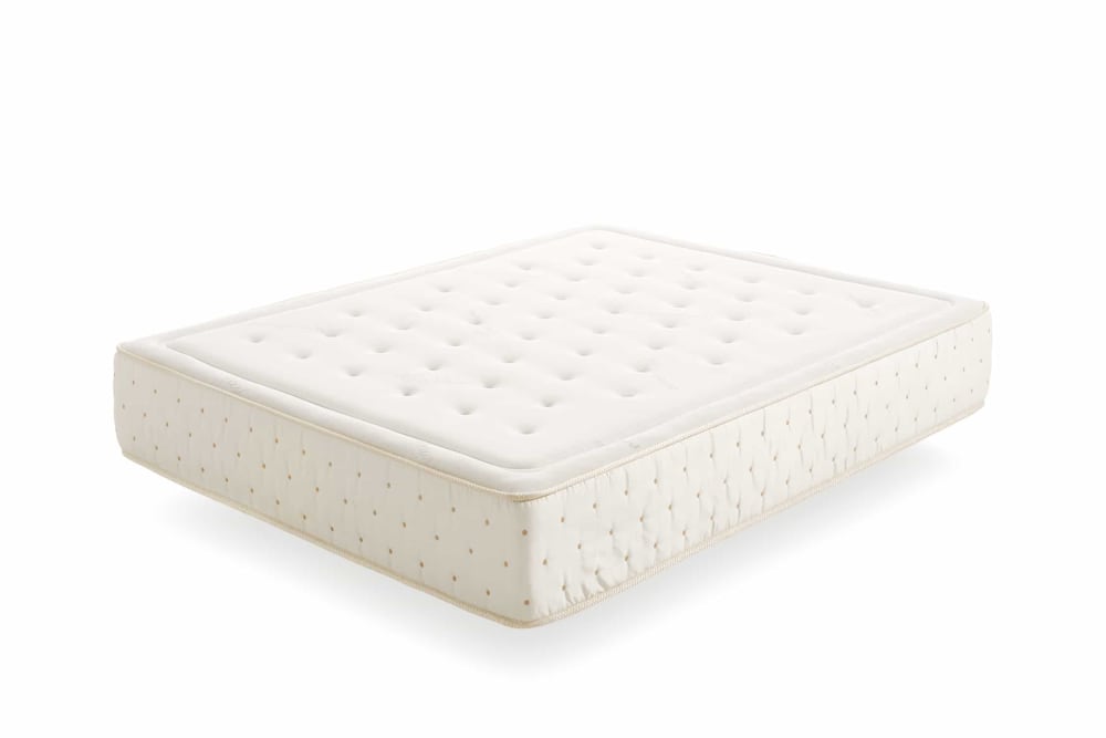 Moonia Viskoelastische Matratze - 150x190 cm - 27 cm Weiß Öko-Tex Zertifikat Pes - Polyester