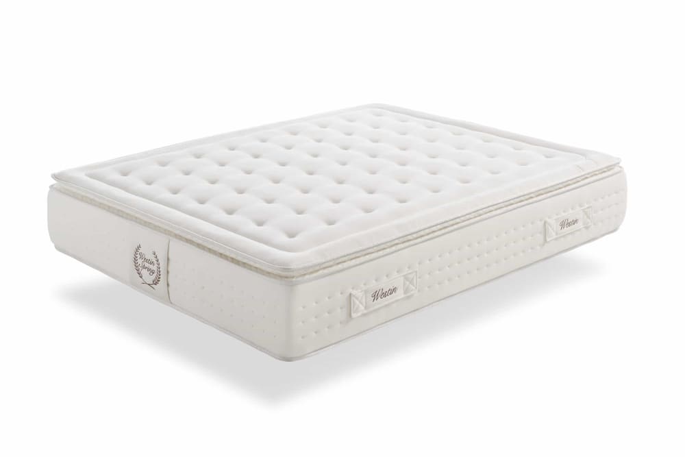 Moonia Taschenfederkern-Matratze - 140x190 cm - 30 cm Weiß Pes - Polyester