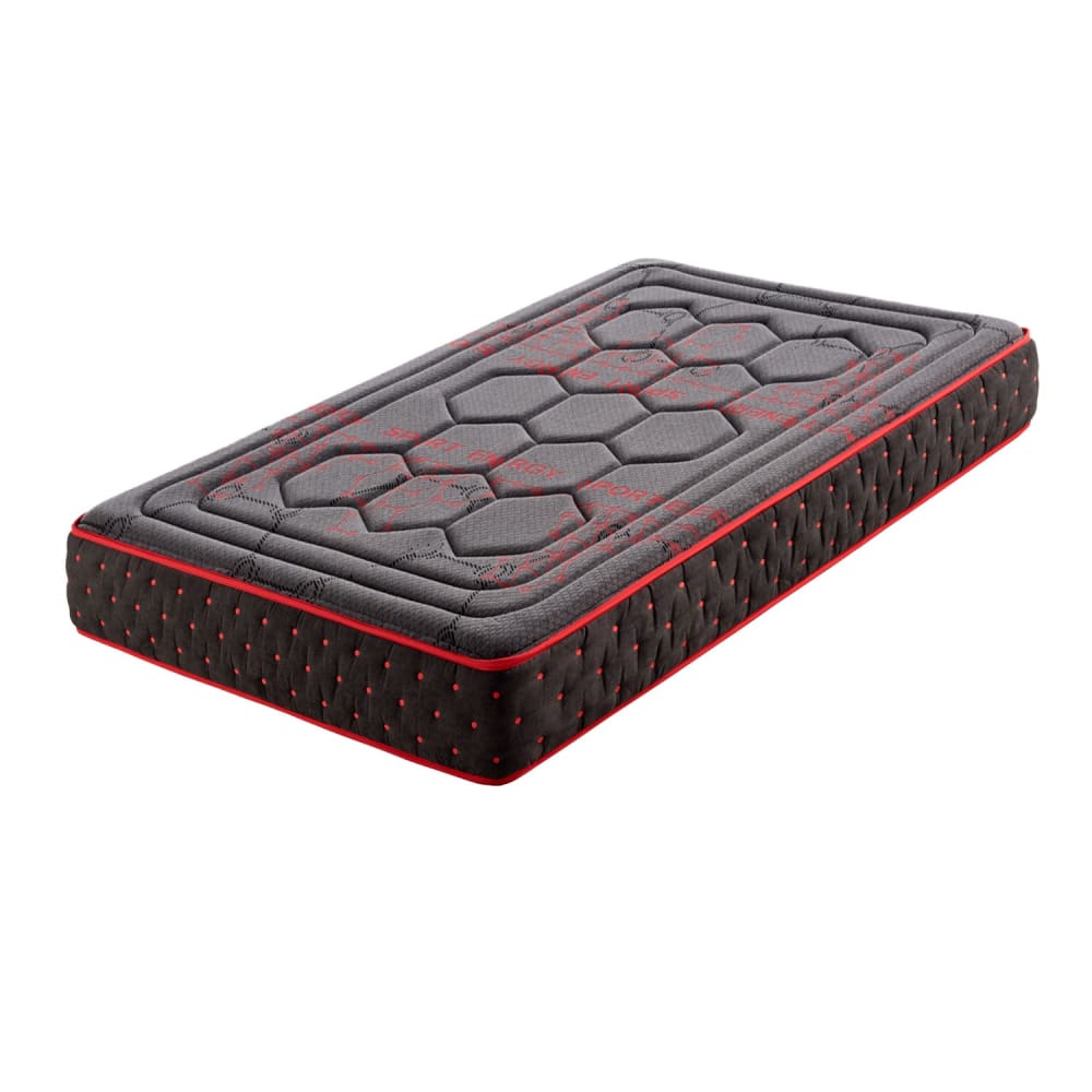 Moonia Viskoelastische Matratze - 80x190 cm - 27 cm Schwarz Öko-Tex Zertifikat Pes - Polyester