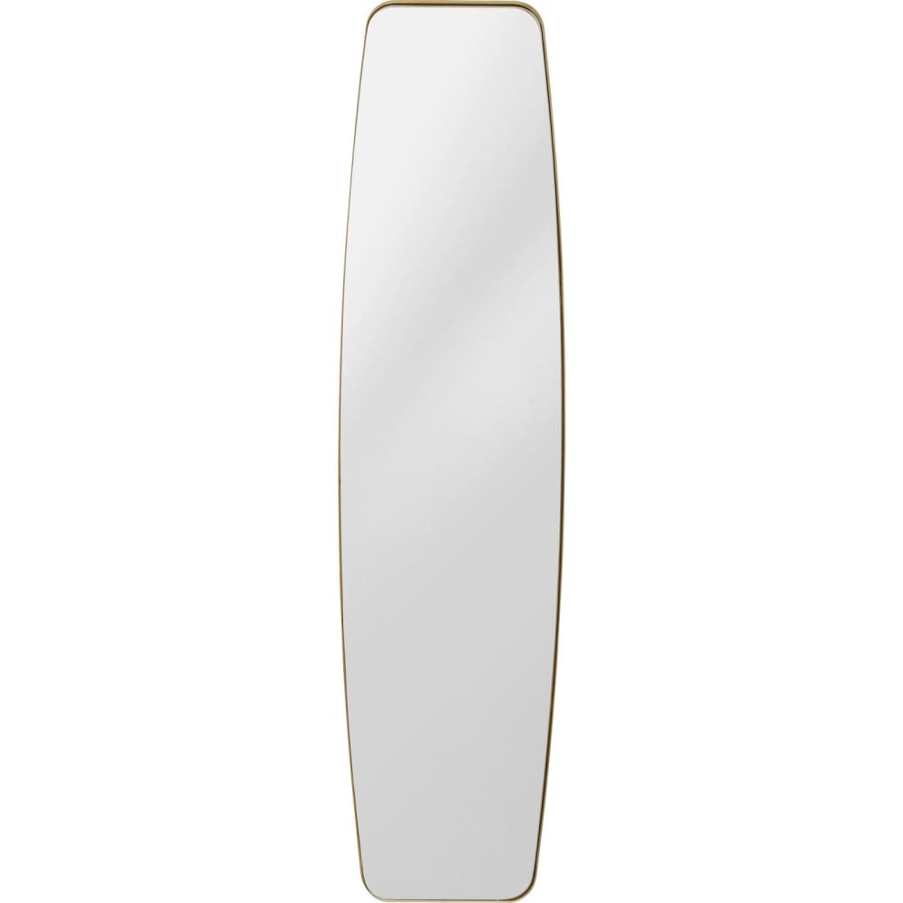 Miroir en acier doré 160x40