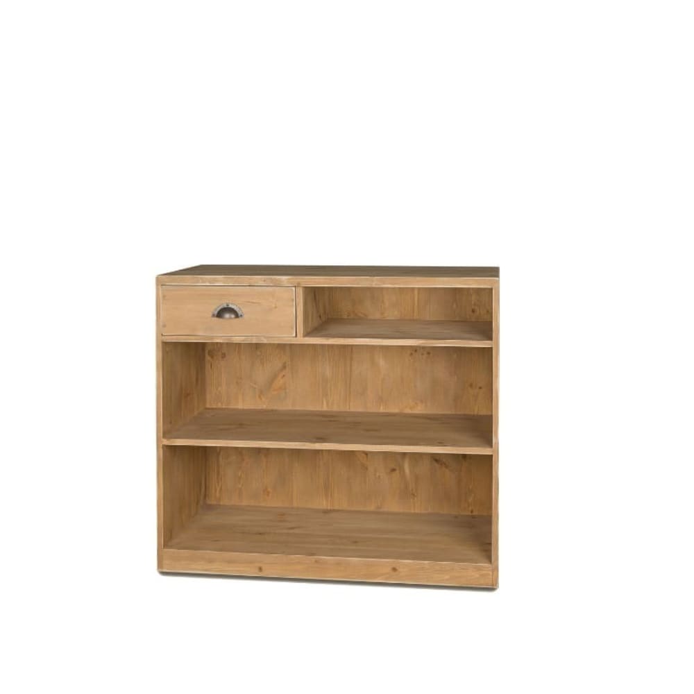 Tradis Ladentheke mit Ablage, Massivholz Beige