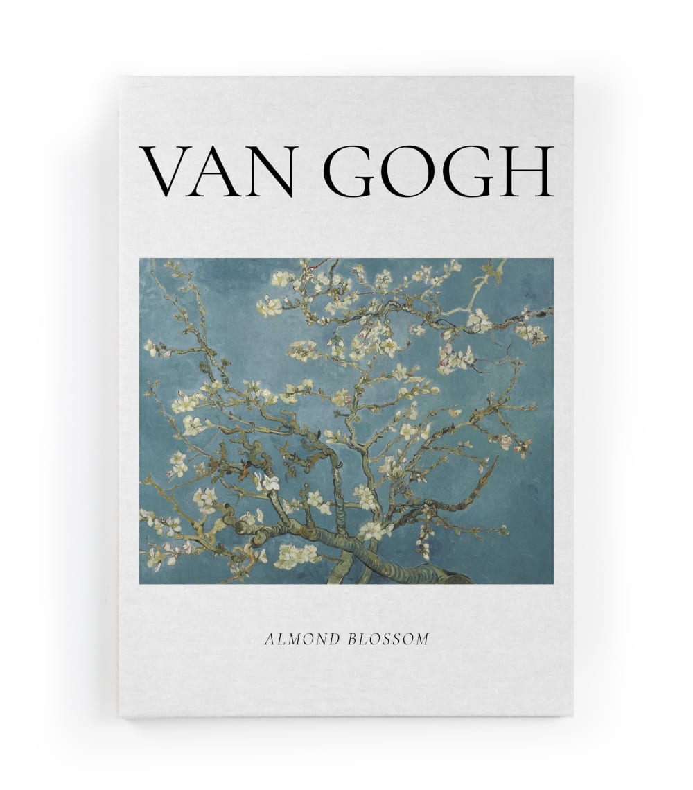 Toile 60x40 impression Amandier en fleur de Van Gogh
