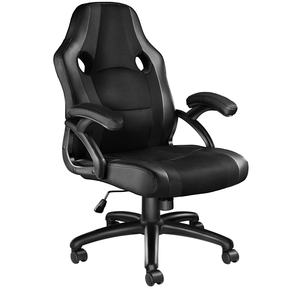Chaise de bureau gaming Forme ergonomique noir