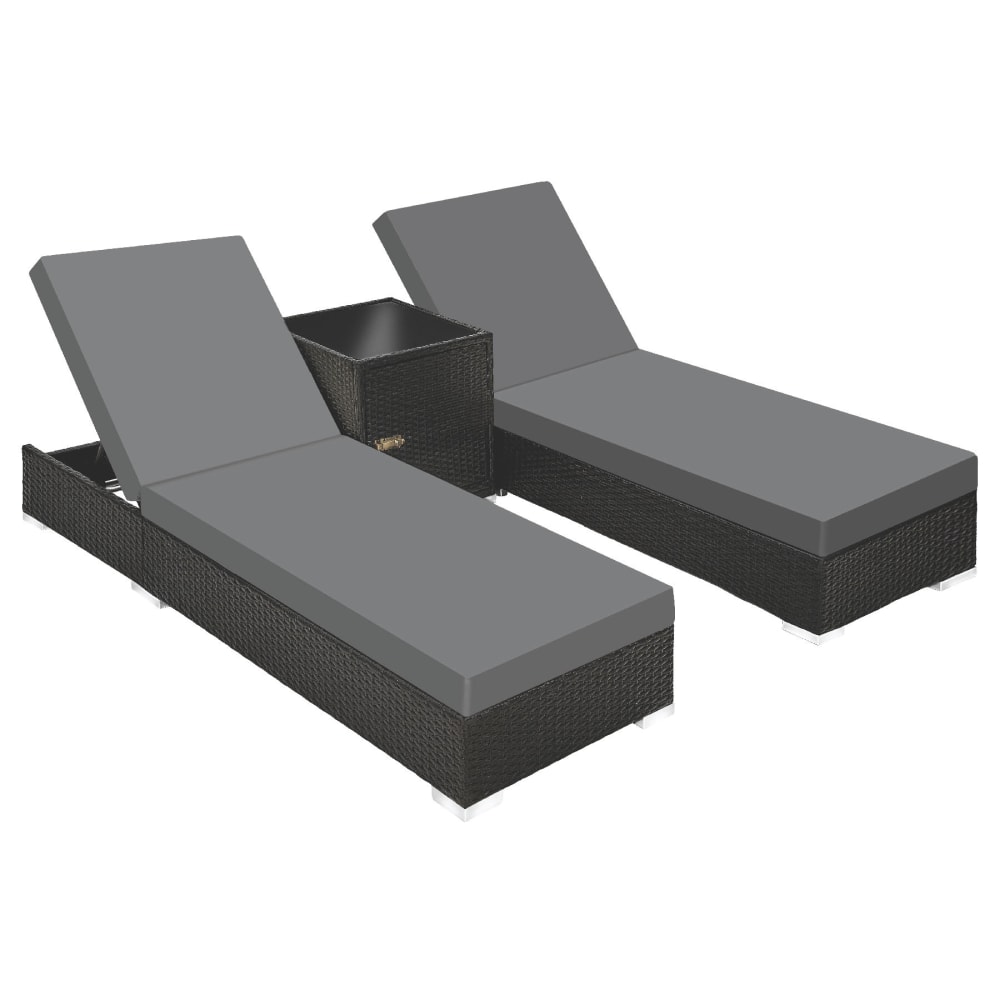 Lot 2 chaises longues