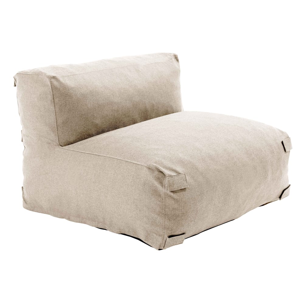 Fauteuil de jardin pour canapé modulable beige