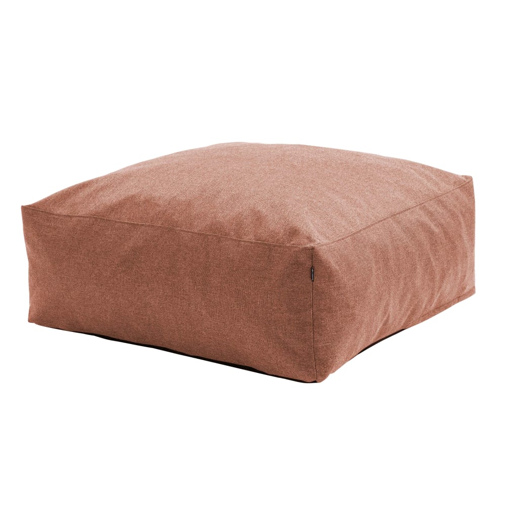 Pouf de jardin pour canapé modulable terracotta