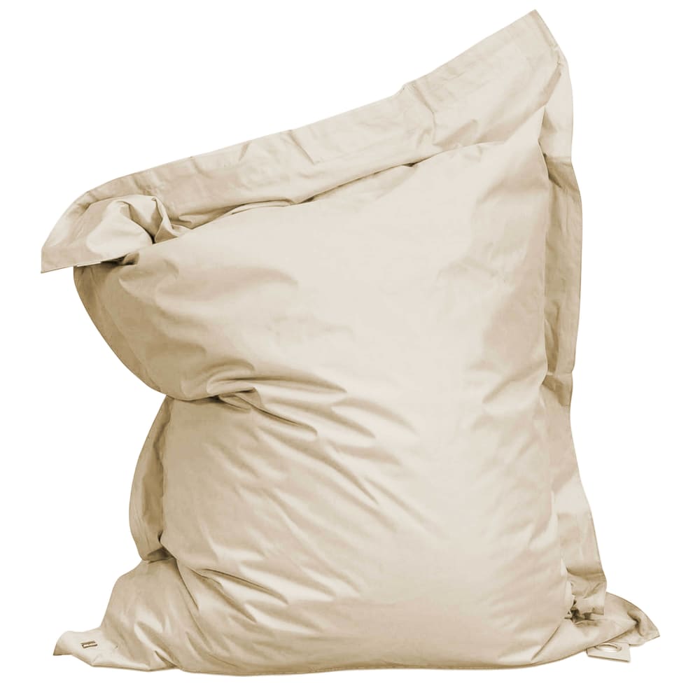 Housse vide de coussin de sol XL ivoire