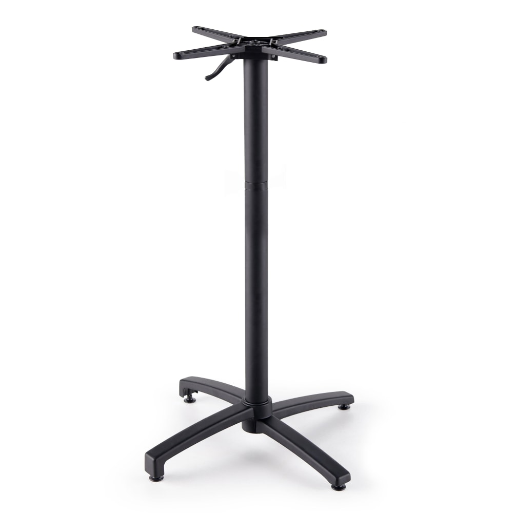 Pied pour table avec système inclinable 108 cm en aluminium noir klipo - Maisons du Monde