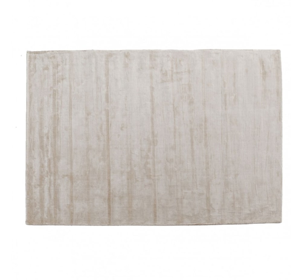 Kare Design Teppich rechteckig aus Baumwolle und Viskose, beige, 170x240cm style modern - Stoff