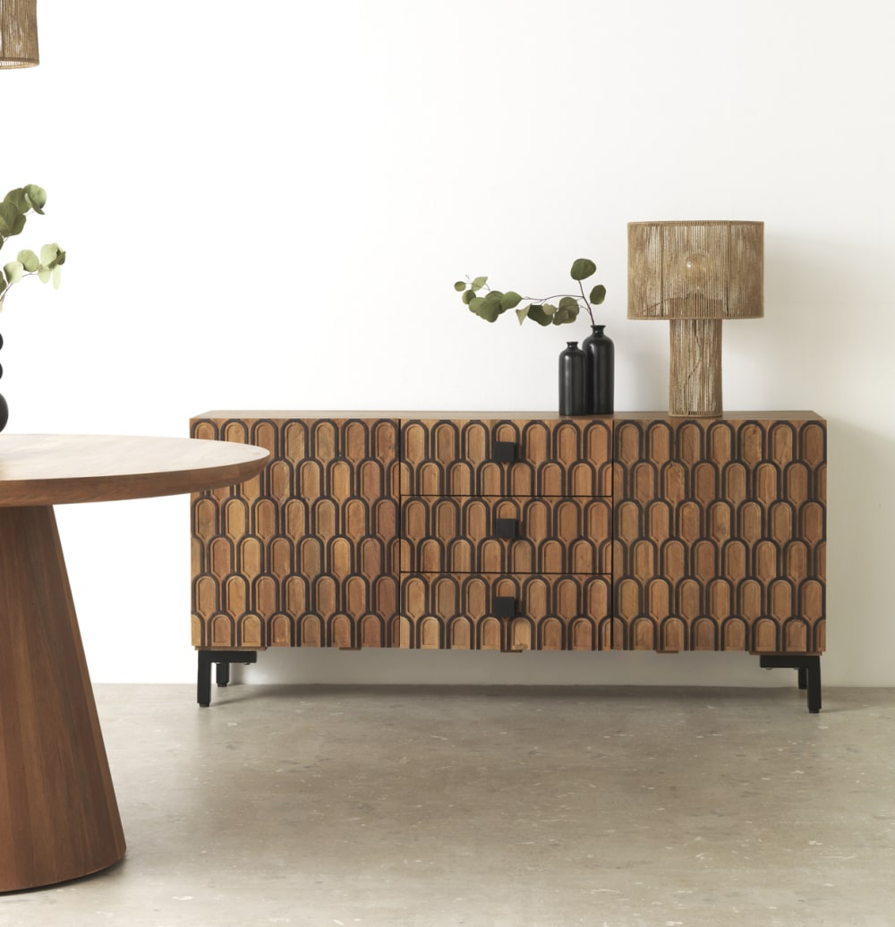 Buffet en bois de manguier massif marron - Maisons du Monde