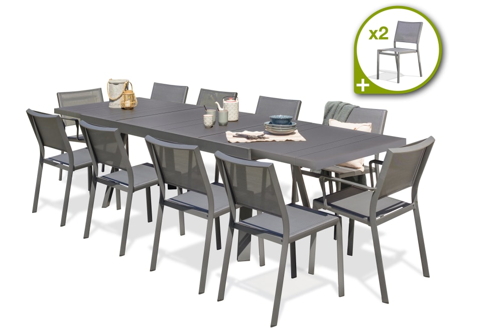 Ensemble repas de jardin