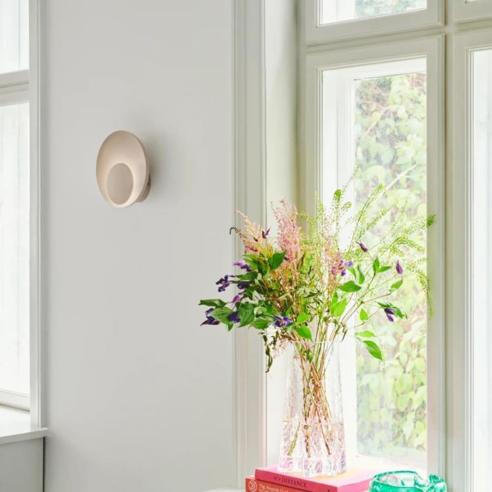 Applique murale led pmma diamètre 21cm beige - Maisons du Monde