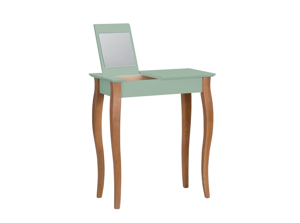 Ragaba Schminktisch, Holz, 65x35x74, Salbeigrün style modern Spanplatte Jugendliche