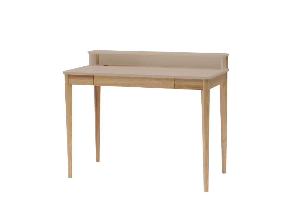 Ragaba Schreibtisch, Holz, 110x56x75, Braun Beige style modern Beige Holz