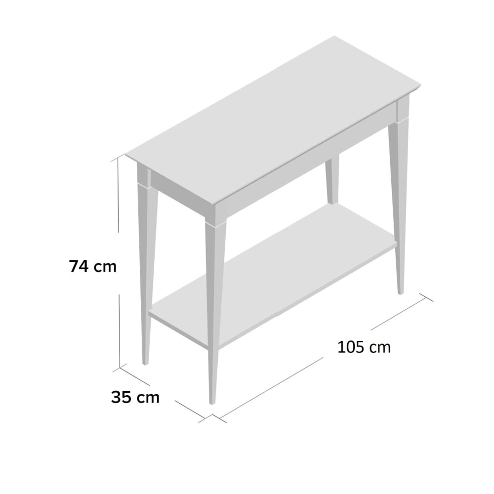 Konsolentisch, 105x35x74, Braun Beige - Maisons Du Monde