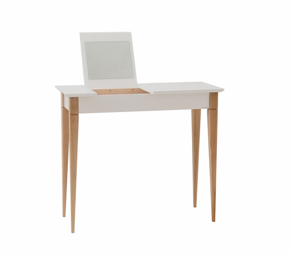 Ragaba Schminktisch, Holz, 85x35x74, Perlgrau style modern Spanplatte Jugendliche
