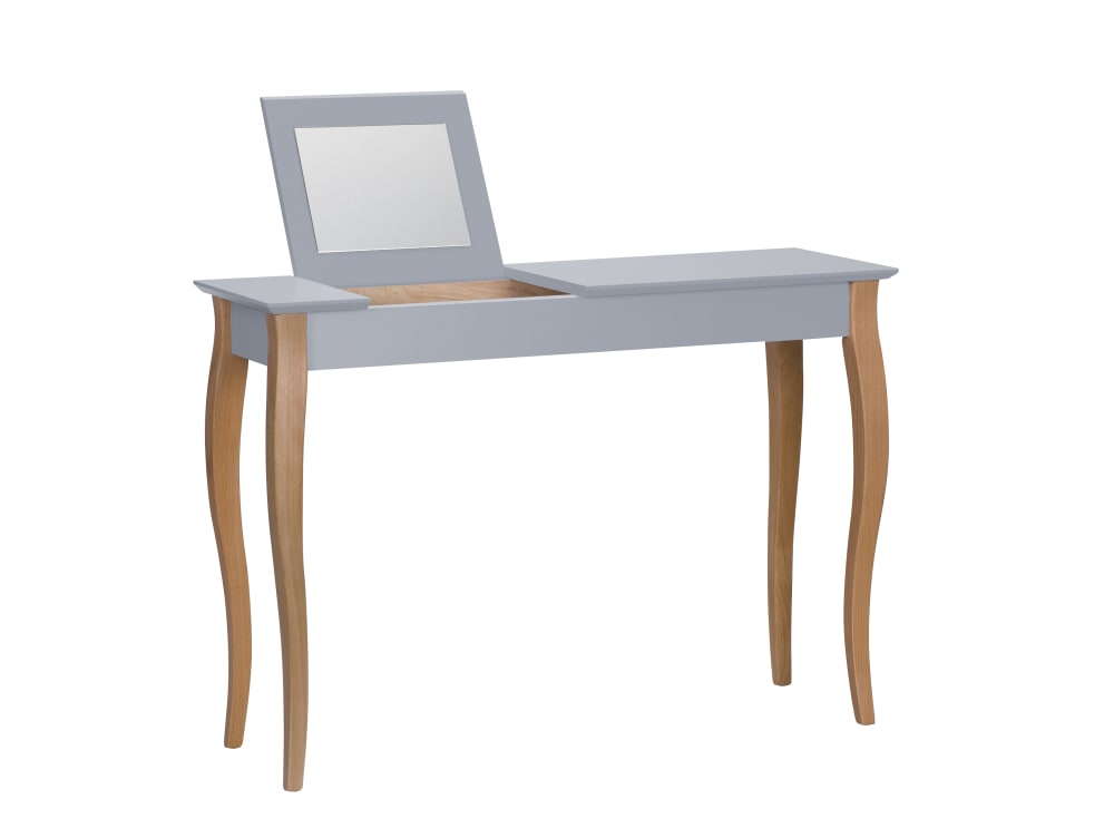 Ragaba Schminktisch, Holz, 105x35x74, Betongrau style modern Spanplatte Jugendliche