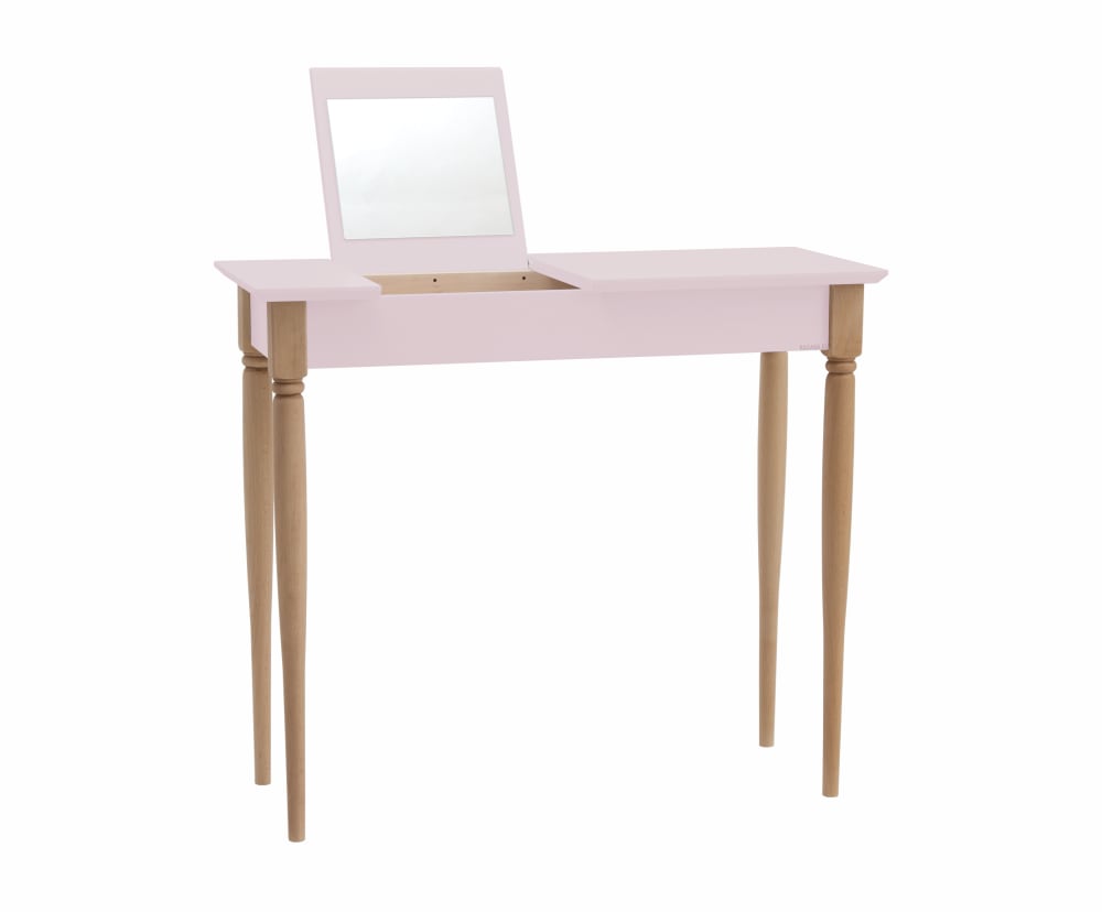 Ragaba Schminktisch, Holz, 85x35x74, Puderrosa style modern Spanplatte Jugendliche