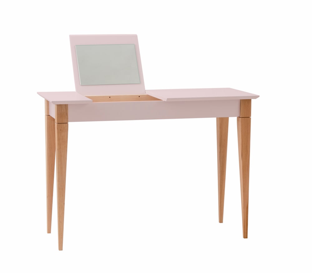 Ragaba Schminktisch, Holz, 105x35x74, Puderrosa style modern Spanplatte Jugendliche