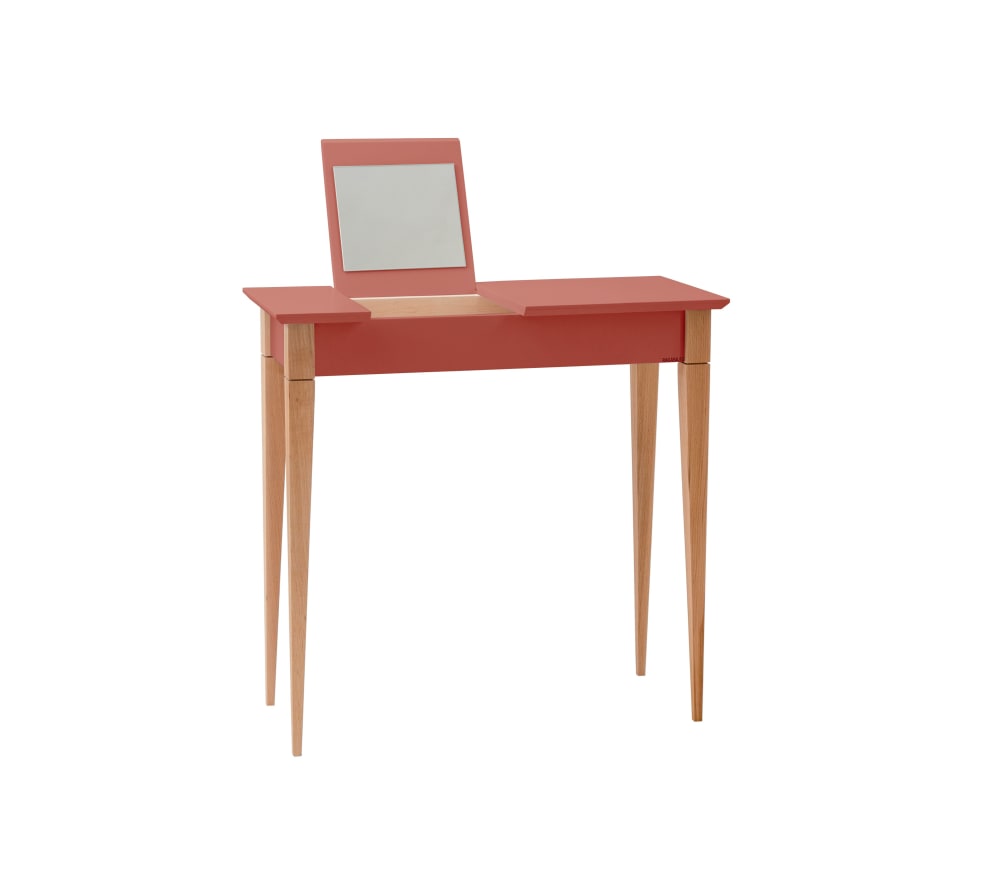 Ragaba Schminktisch, Holz, 85x35x74, Korallenfarbig style modern ROSA SPANPLATTE Jugendliche