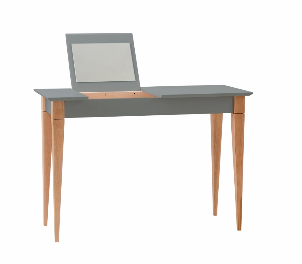 Ragaba Schminktisch, Holz, 105x35x74, Betongrau style modern Spanplatte Jugendliche