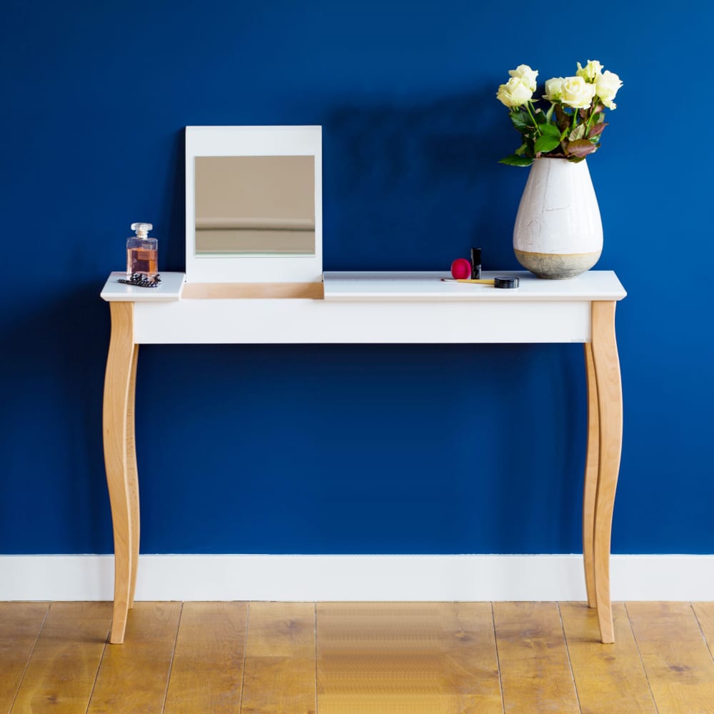 Schminktisch, Holz, 105x35x74, Salbeigrün - Maisons Du Monde