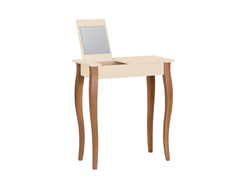 Ragaba Schminktisch, Holz, 65x35x74, Perlweiß style modern Spanplatte Jugendliche
