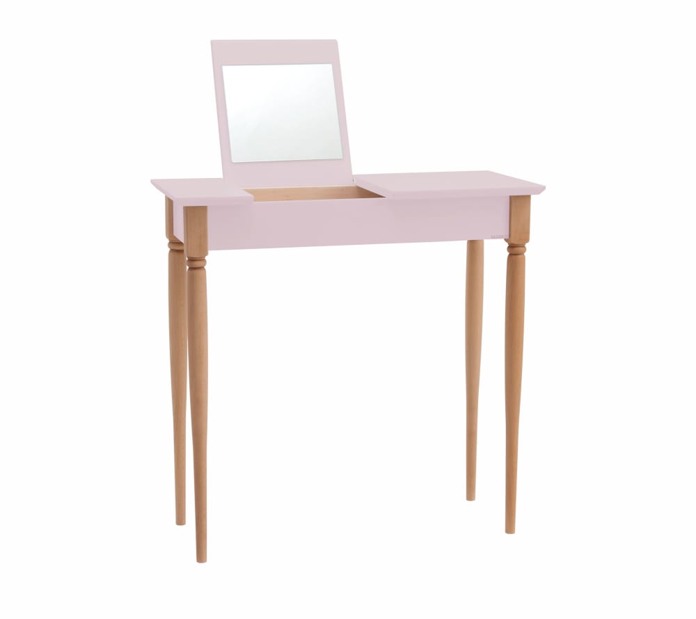 Ragaba Schminktisch, Holz, 65x35x74, Puderrosa style modern Spanplatte Jugendliche