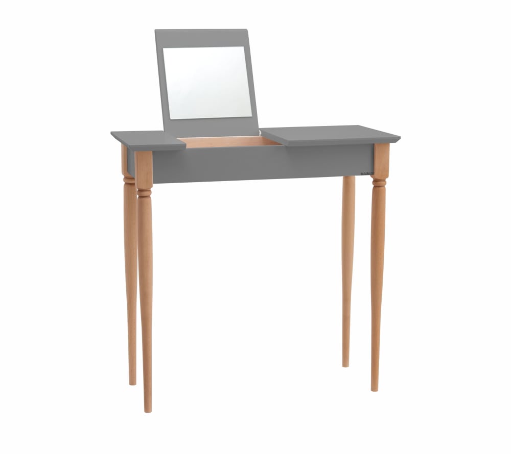 Ragaba Schminktisch, Holz, 65x35x74, Betongrau style modern Spanplatte Jugendliche