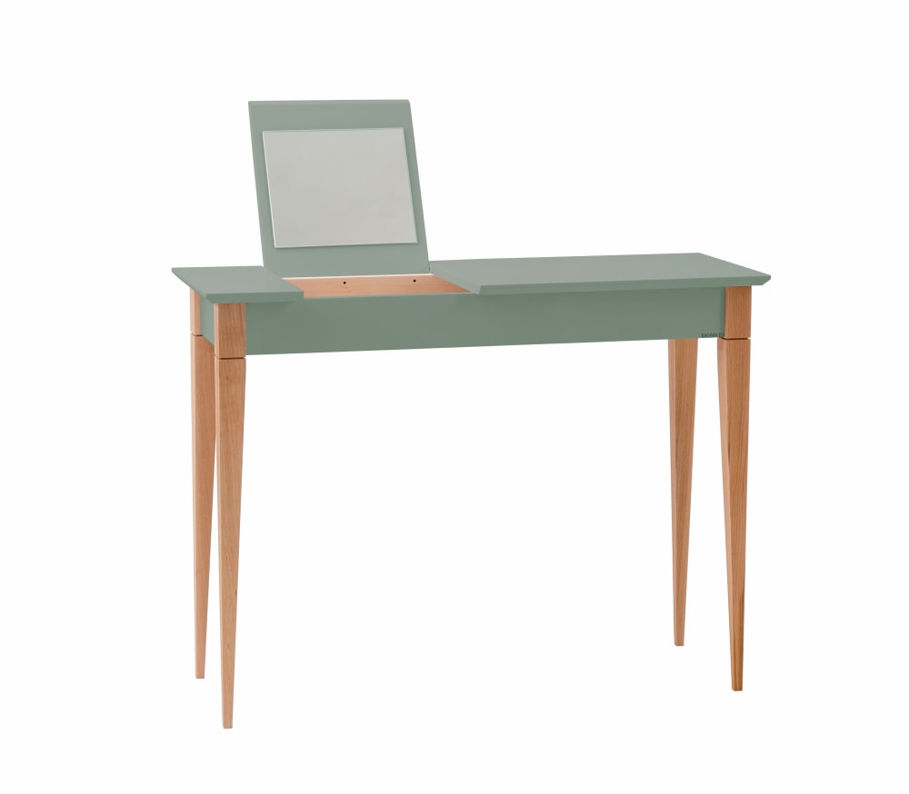 Ragaba Schminktisch, Holz, 105x35x74, Salbeigrün style modern Spanplatte Jugendliche