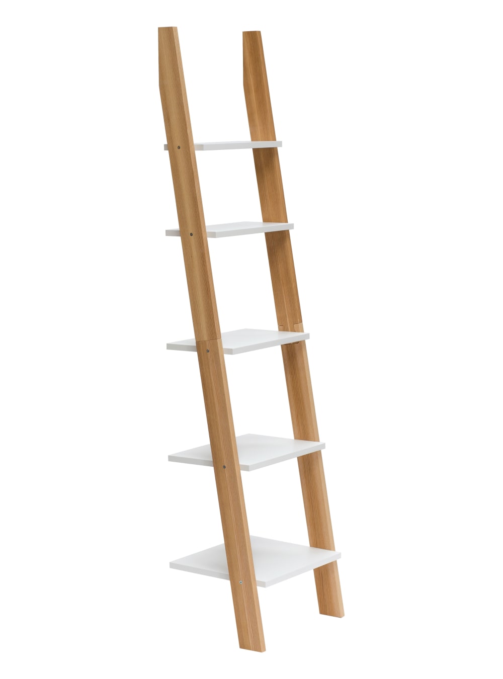 Ragaba Leiterregal, 45x35x180, Weiß style modern Weiß Spanplatte
