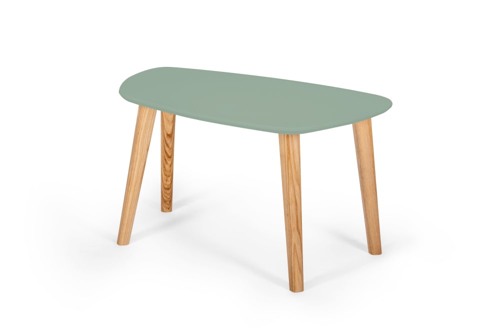 Ragaba Couchtisch, 68x41x40, Salbeigrün style modern - Holz