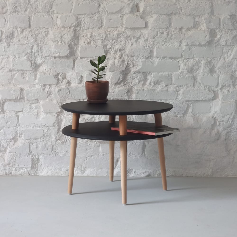 Couchtisch, 57x57x45, Schwarz - Maisons Du Monde