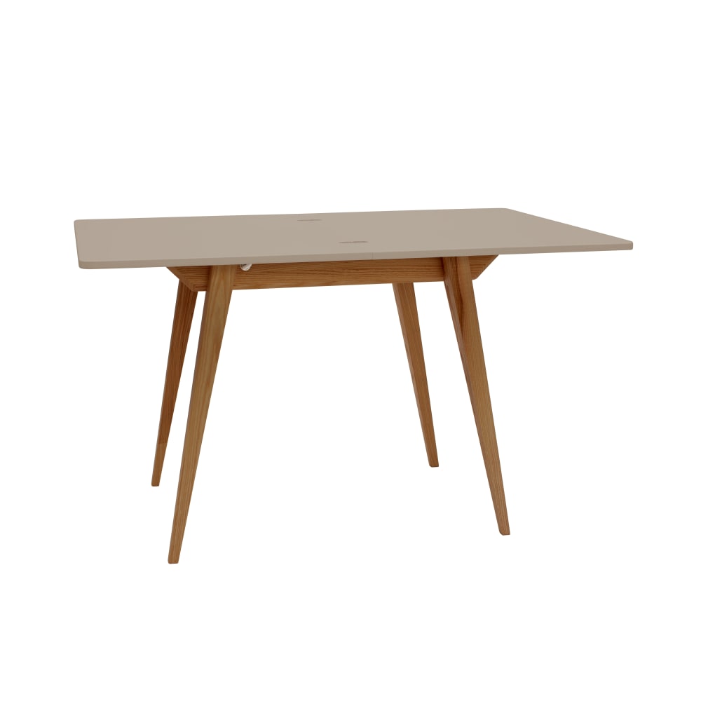 Ragaba Ausziehbarer Esstisch aus Esche und MDF Braun Beige style modern Braun Holz