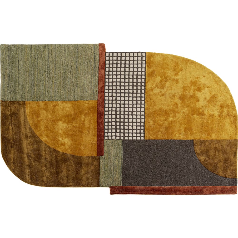 Kare Design Teppich mit Muster, mehrfarbig, 170x240cm style modern - Wolle