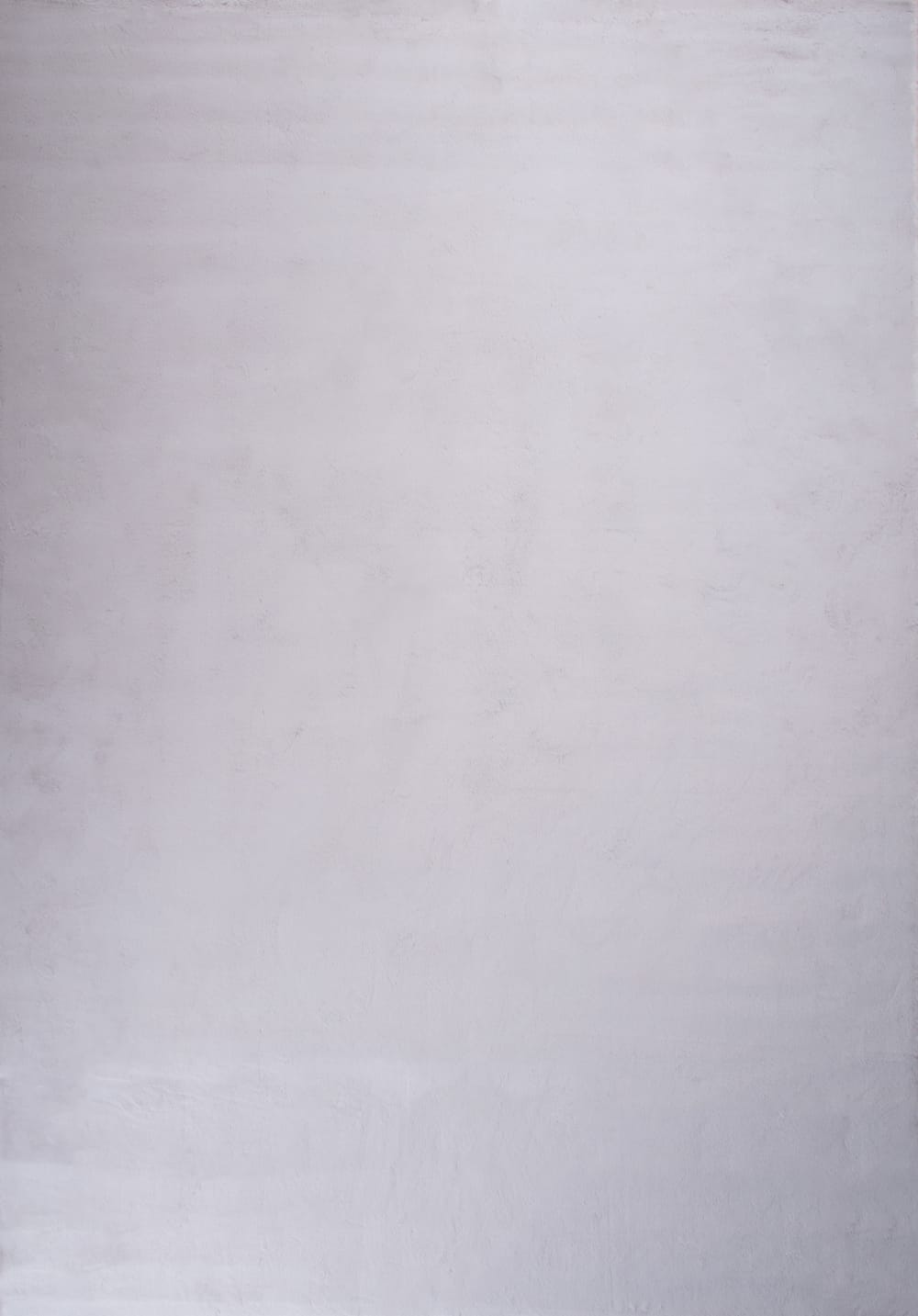 Tapis uni à poils longs et doux lavable  - Gris - 80x150 cm