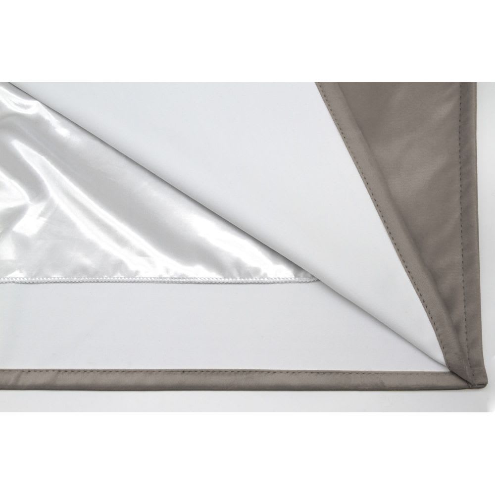 Rideau phonique séparateur pièce oeillet gris mc740 135lx250h — vue 4