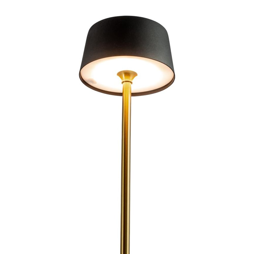 Lampe à poser en laiton et marbre — vue 3